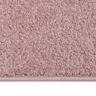 Vloerkleed kortpolig 140x200 cm roze