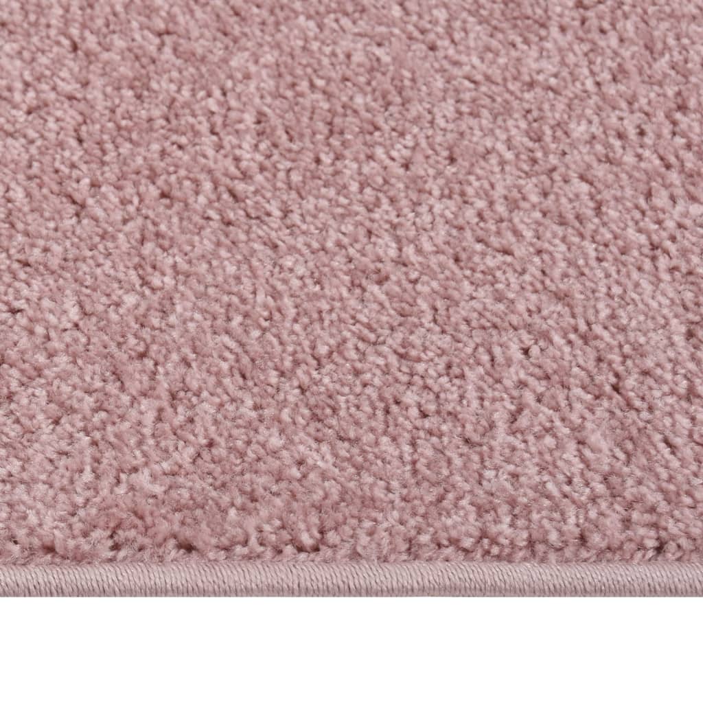 Vloerkleed kortpolig 200x290 cm roze