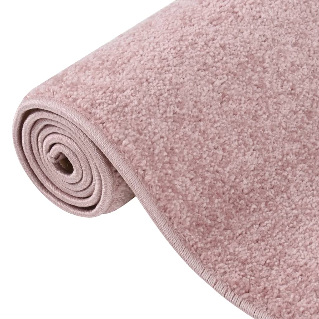 Vloerkleed kortpolig 200x290 cm roze