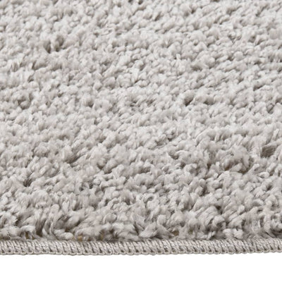 Vloerkleed shaggy anti-slip 140x200 cm lichtgrijs