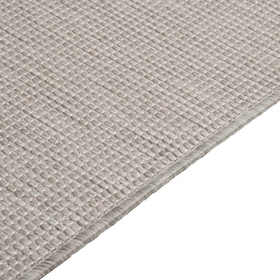 Buitenkleed platgeweven 160x230 cm taupe
