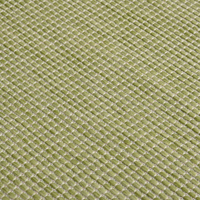 Buitenkleed platgeweven 160x230 cm groen