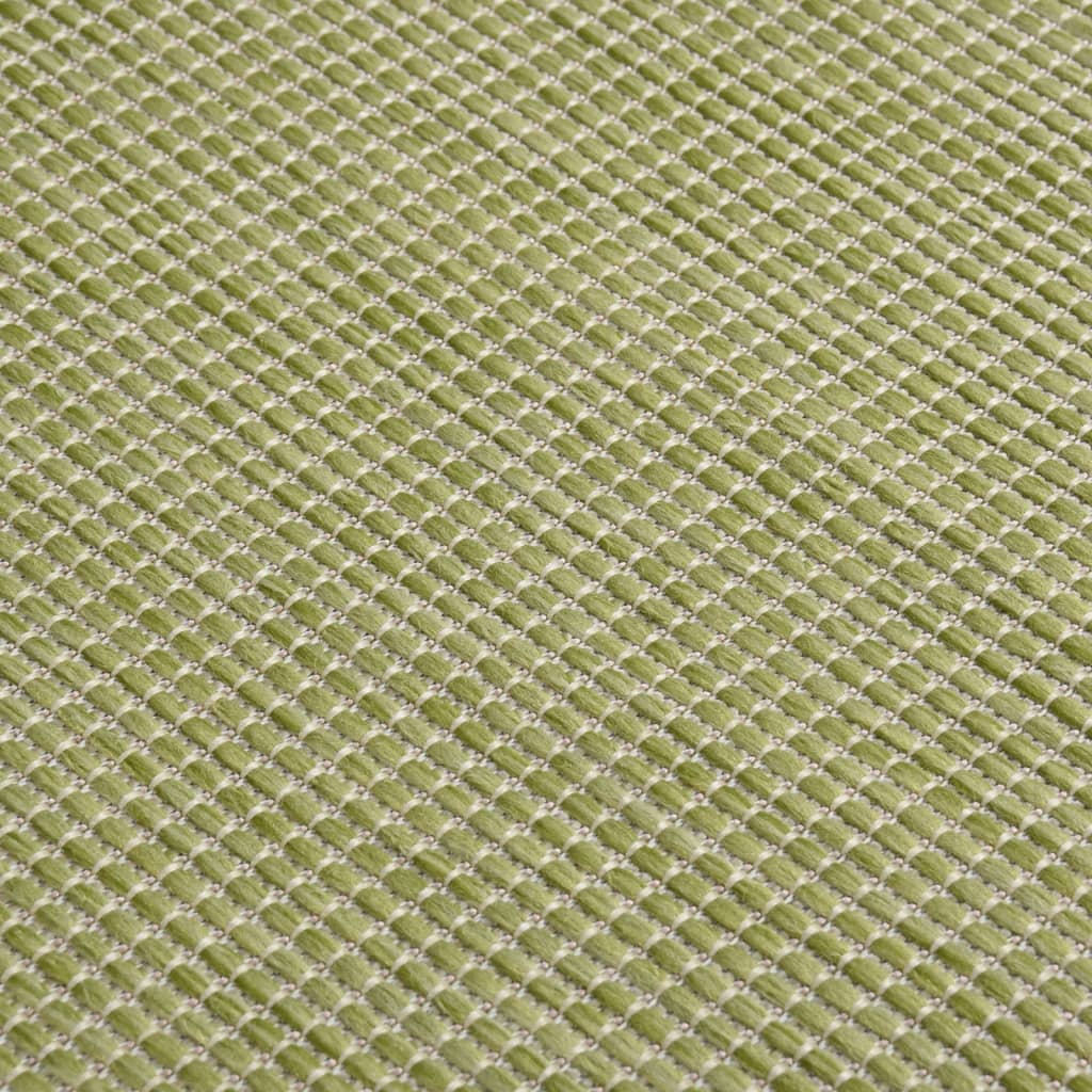 Buitenkleed platgeweven 200x280 cm groen