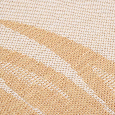 Buitenkleed met bladpatroon platgeweven 120x170 cm