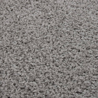 Vloerkleed shaggy hoogpolig 160x230 cm grijs