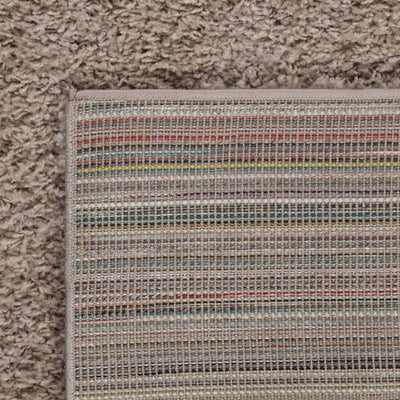 Vloerkleed shaggy hoogpolig 120x170 cm beige
