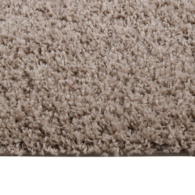 Vloerkleed shaggy hoogpolig 160x230 cm beige