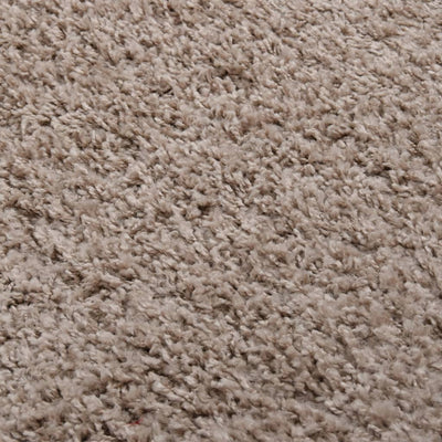 Vloerkleed shaggy hoogpolig 160x230 cm beige