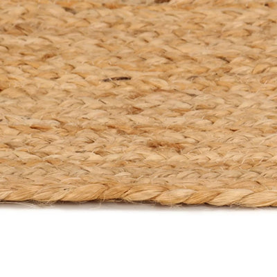 Tapijt rond 210 cm gevlochten jute