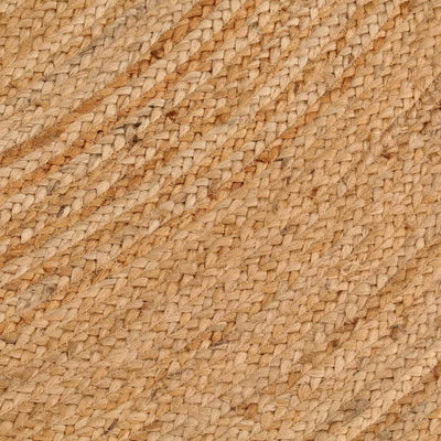 Tapijt rond 240 cm gevlochten jute