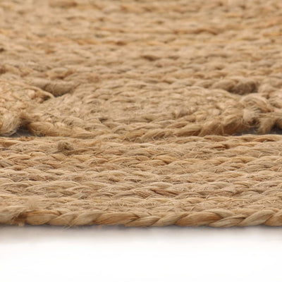 Tapijt met ontwerp rond 210 cm gevlochten jute