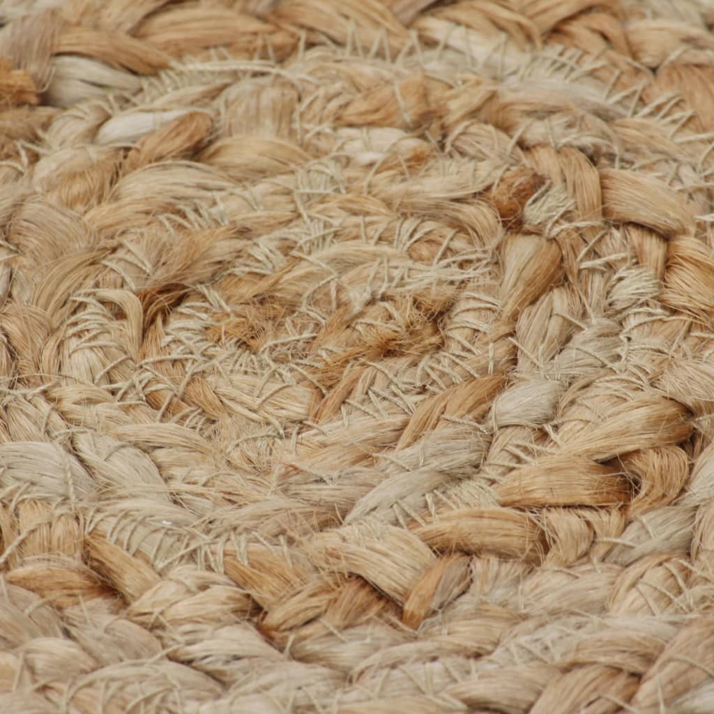 Tapijt met ontwerp rond 210 cm gevlochten jute