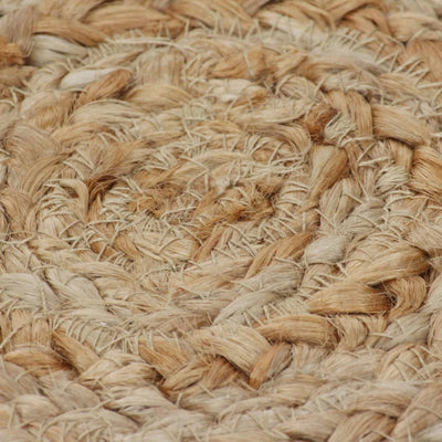 Tapijt met ontwerp rond 210 cm gevlochten jute