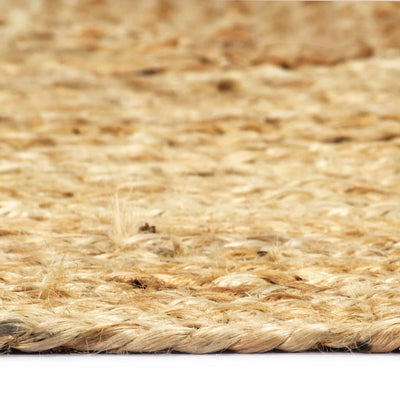 Vloerkleed handgemaakt 80x250 cm jute