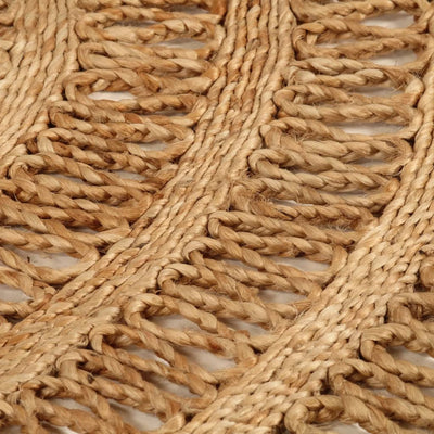 Tapijt rond 180 cm gevlochten jute