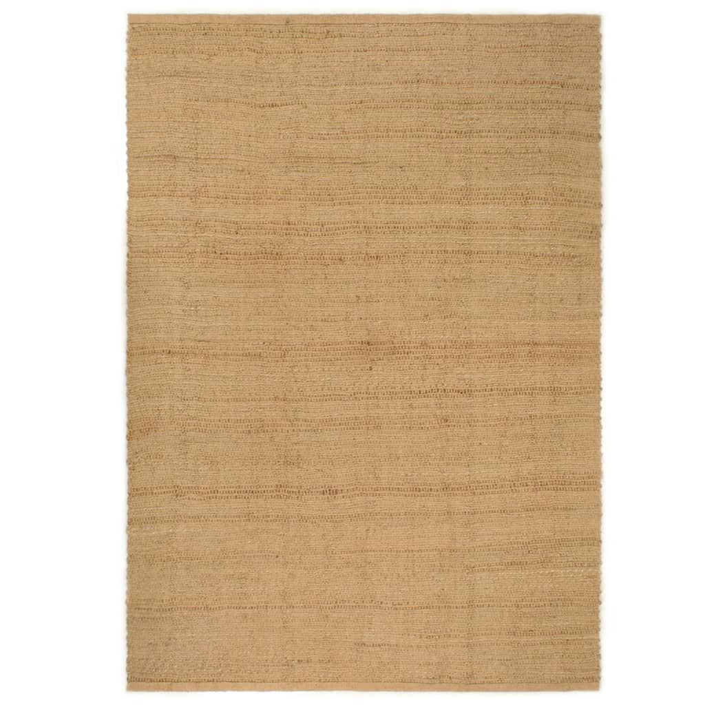 Vloerkleed rechthoekig 120x180 cm jute naturel