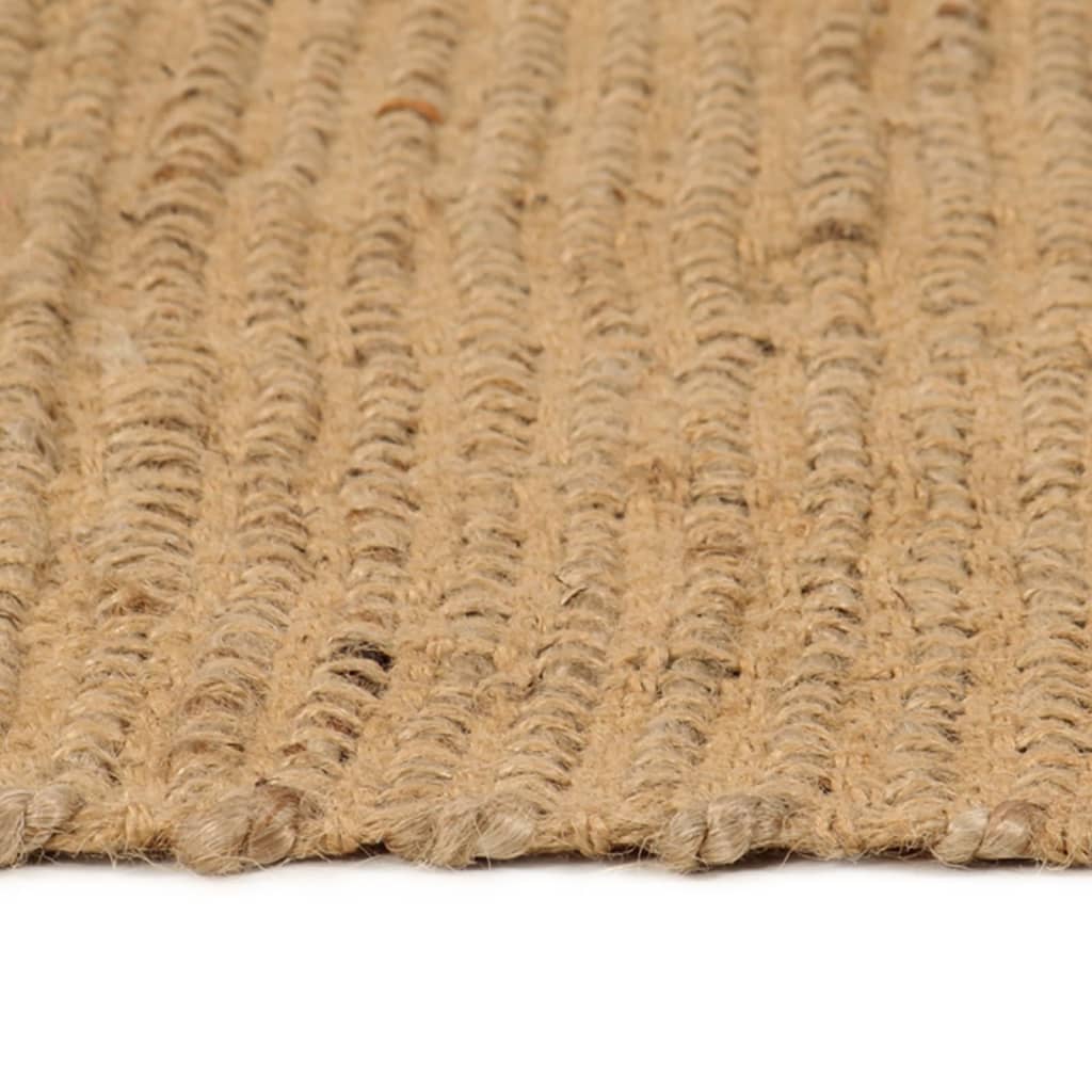 Vloerkleed rechthoekig 120x180 cm jute naturel