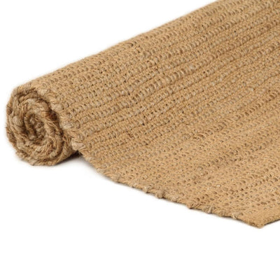 Vloerkleed rechthoekig 120x180 cm jute naturel