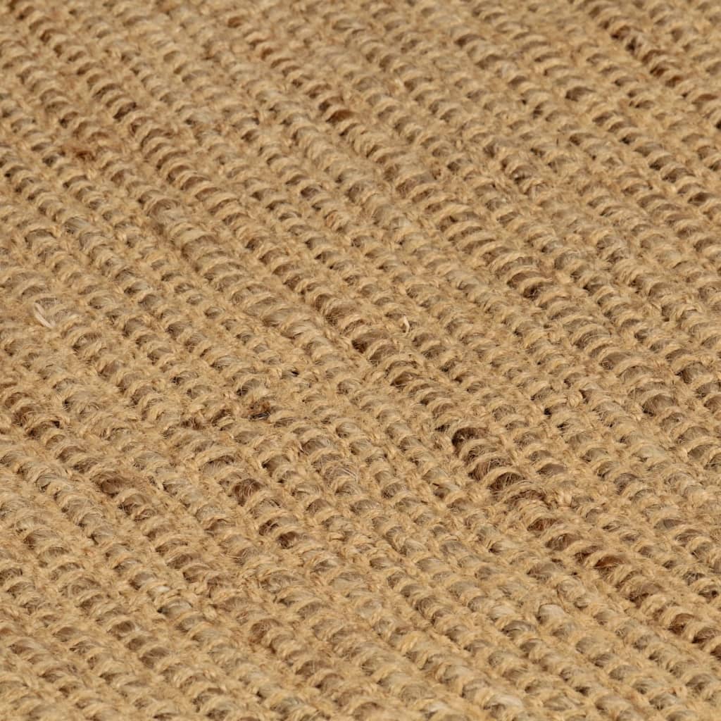 Vloerkleed rechthoekig 120x180 cm jute naturel