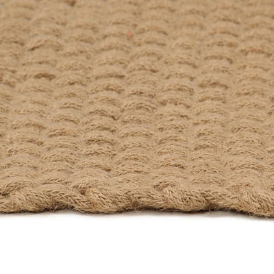 Vloerkleed rechthoekig 120x180 cm jute naturel
