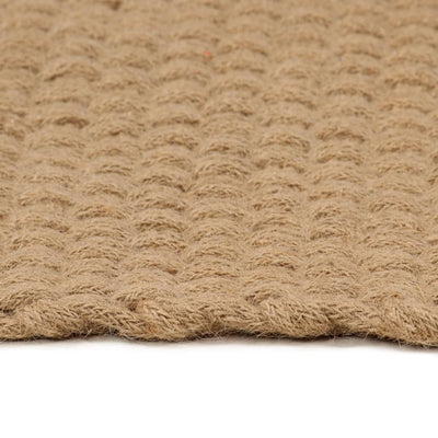 Vloerkleed rechthoekig 180x250 cm jute naturel