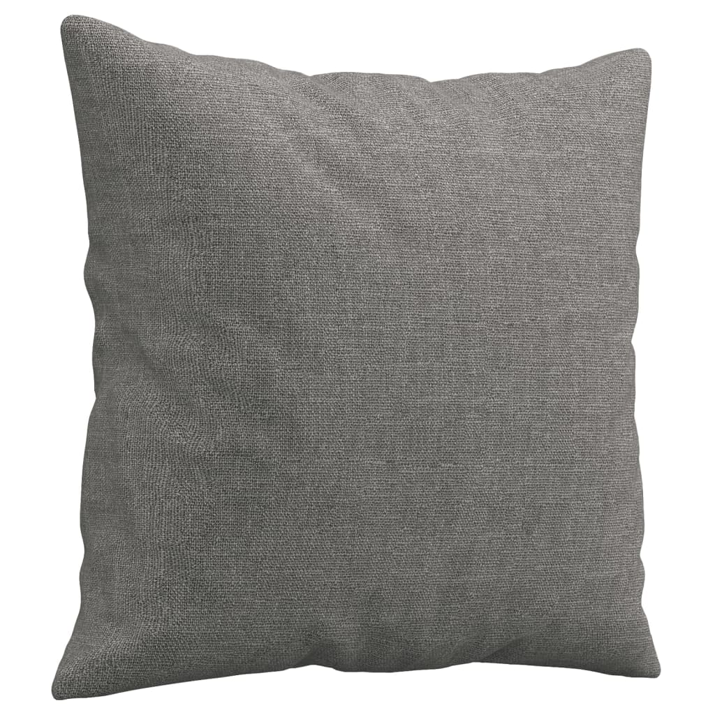Sierkussens 2 st 40x40 cm stof donkergrijs