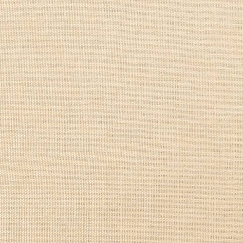 Sierkussens 2 st 40x40 cm stof crèmekleurig