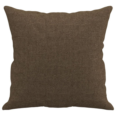 Sierkussens 2 st 40x40 cm stof bruin
