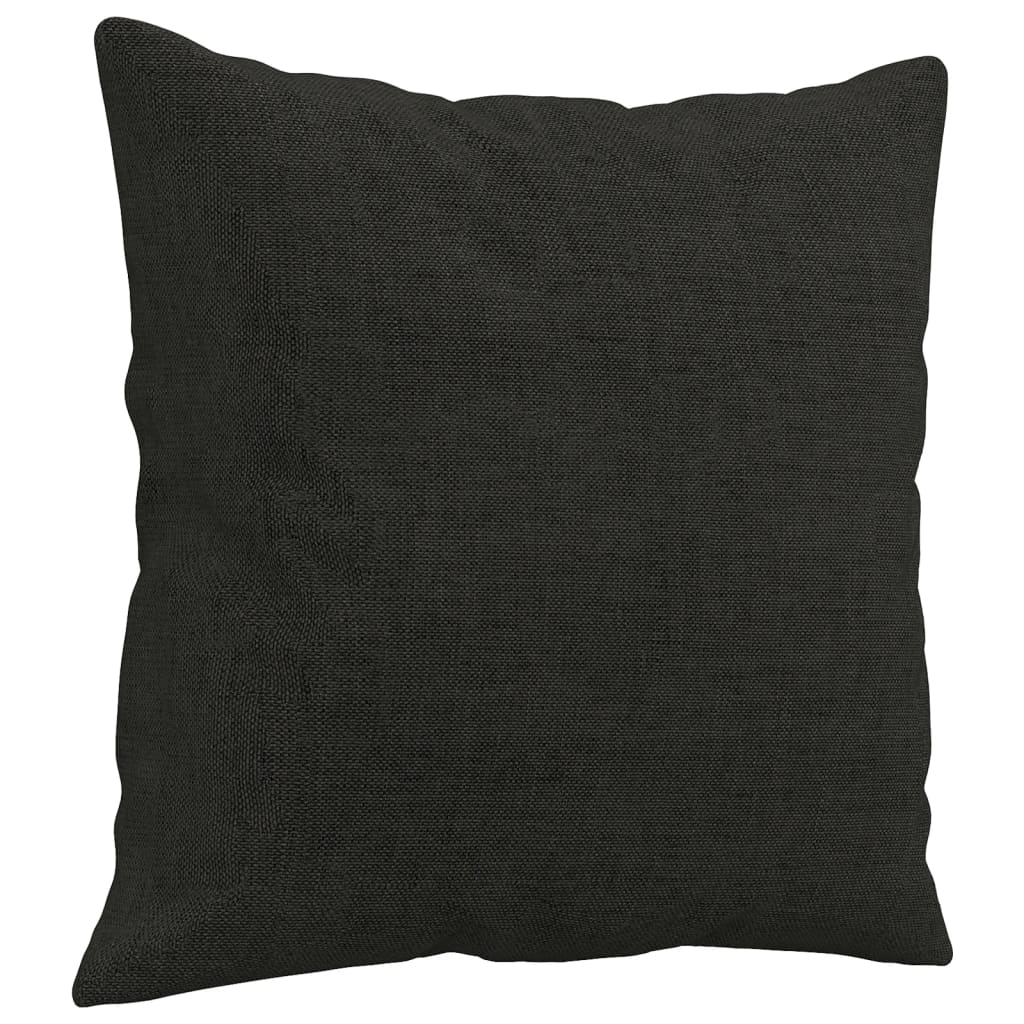 Sierkussens 2 st 40x40 cm stof zwart