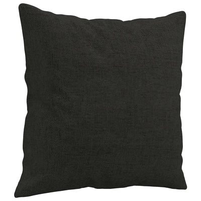 Sierkussens 2 st 40x40 cm stof zwart