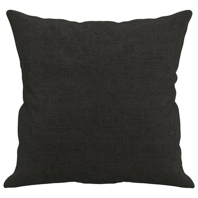 Sierkussens 2 st 40x40 cm stof zwart