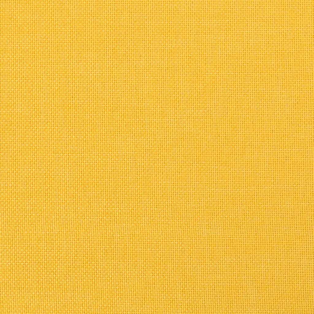 Sierkussens 2 st 40x40 cm stof lichtgeel