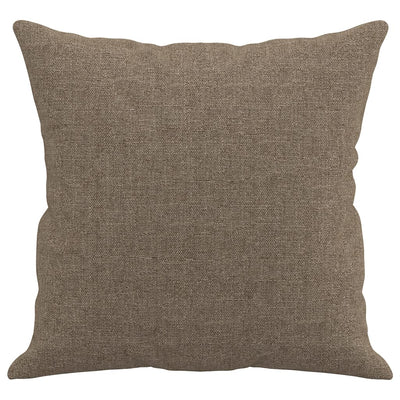 Sierkussens 2 st 40x40 cm stof taupe