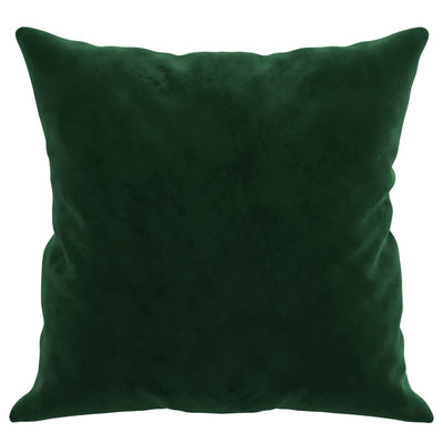 Sierkussens 2 st 40x40 cm fluweel donkergroen