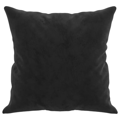 Sierkussens 2 st 40x40 cm fluweel zwart