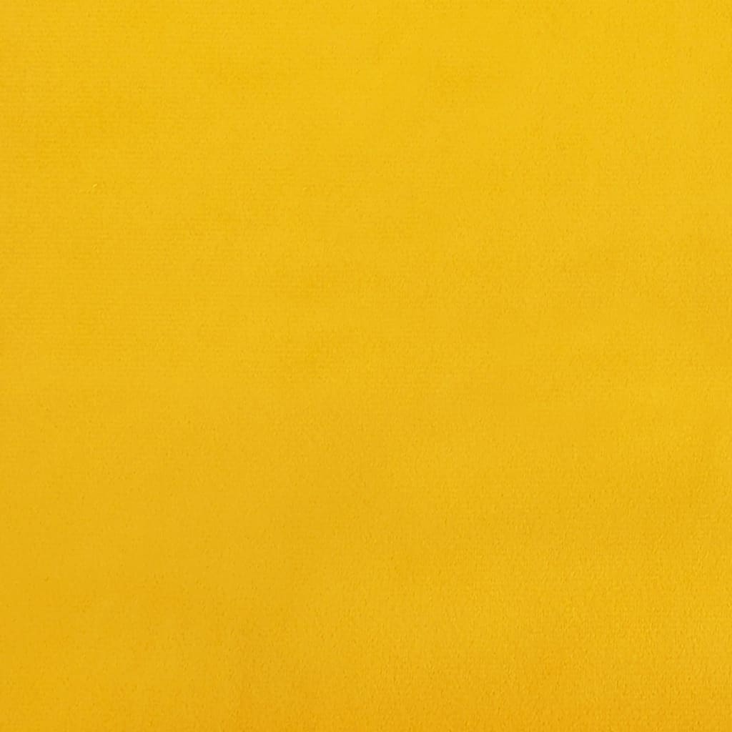 Sierkussens 2 st 40x40 cm fluweel geel