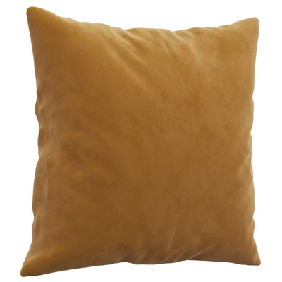 Sierkussens 2 st 40x40 cm fluweel bruin