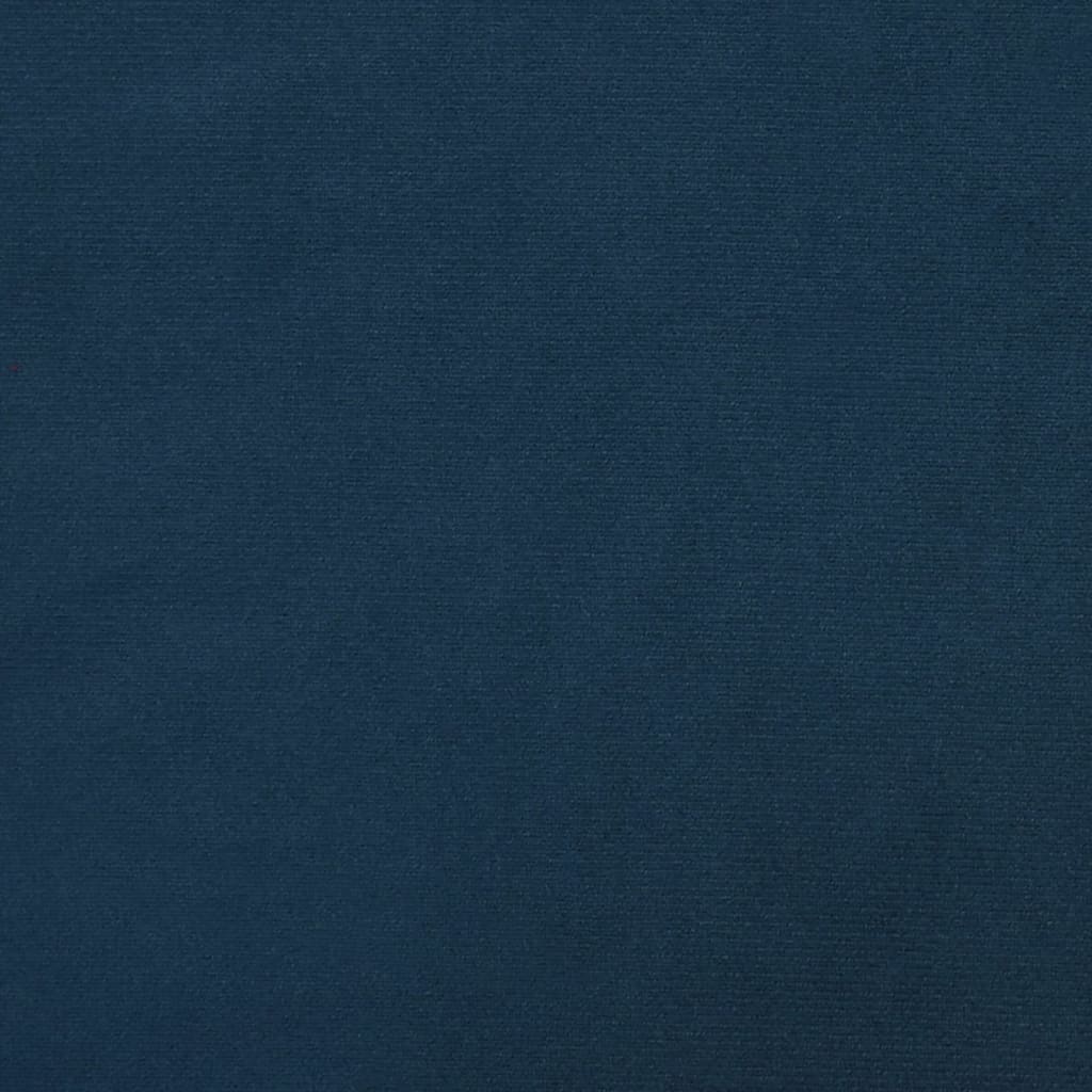 Sierkussens 2 st 40x40 cm fluweel blauw
