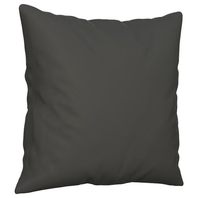 Sierkussens 2 st 40x40 cm microvezelstof donkergrijs