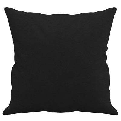 Sierkussens 2 st 40x40 cm microvezelstof zwart
