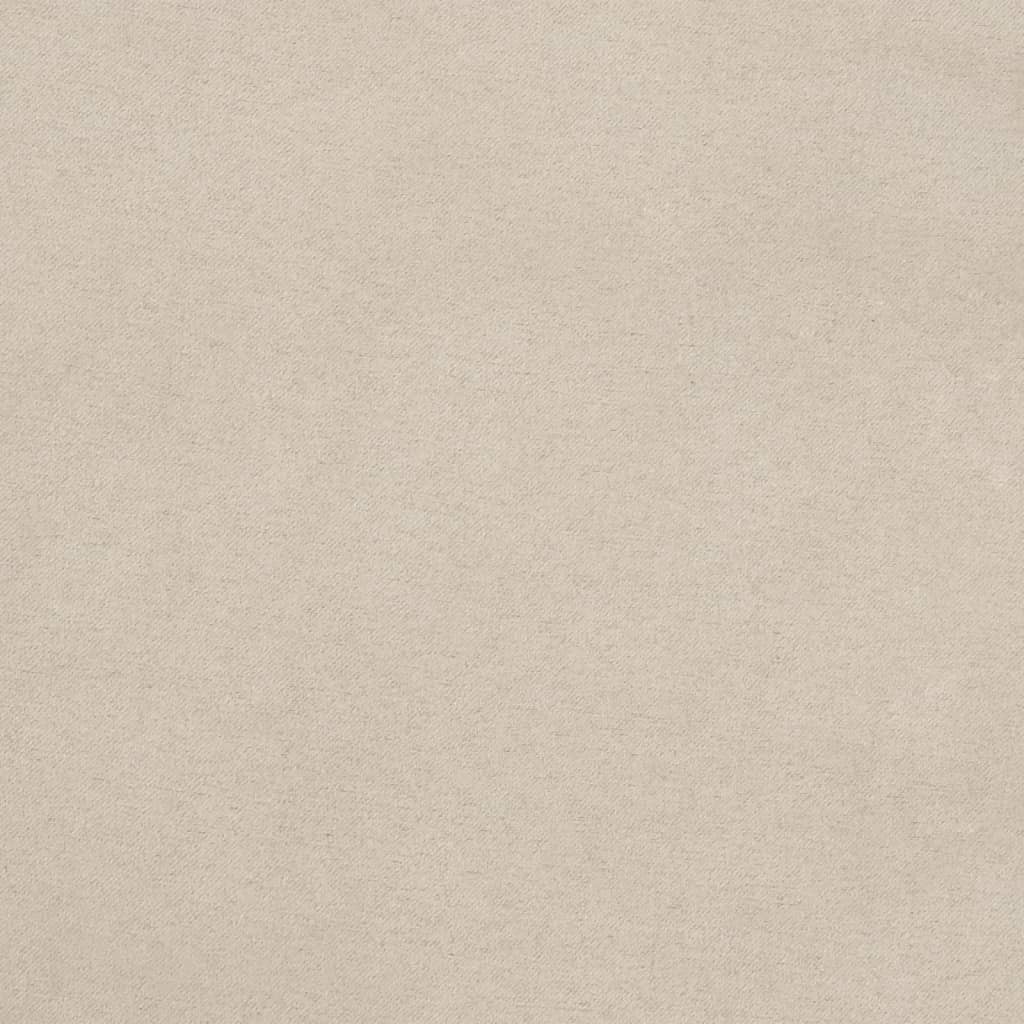 Sierkussens 2 st 40x40 cm microvezelstof crèmekleurig