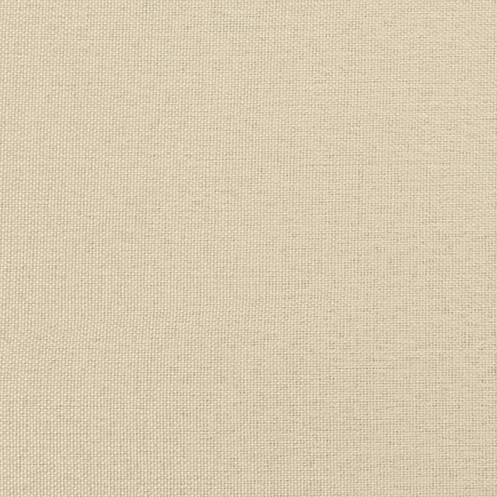 Sierkussens 2 st 15x50 cm stof crèmekleurig