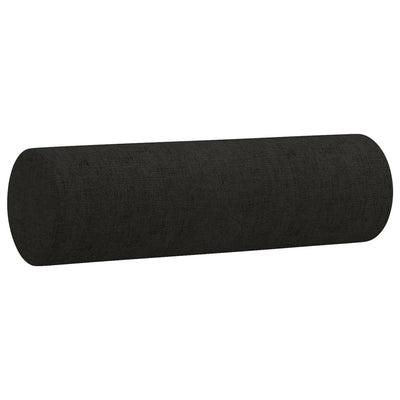 Sierkussens 2 st 15x50 cm stof zwart