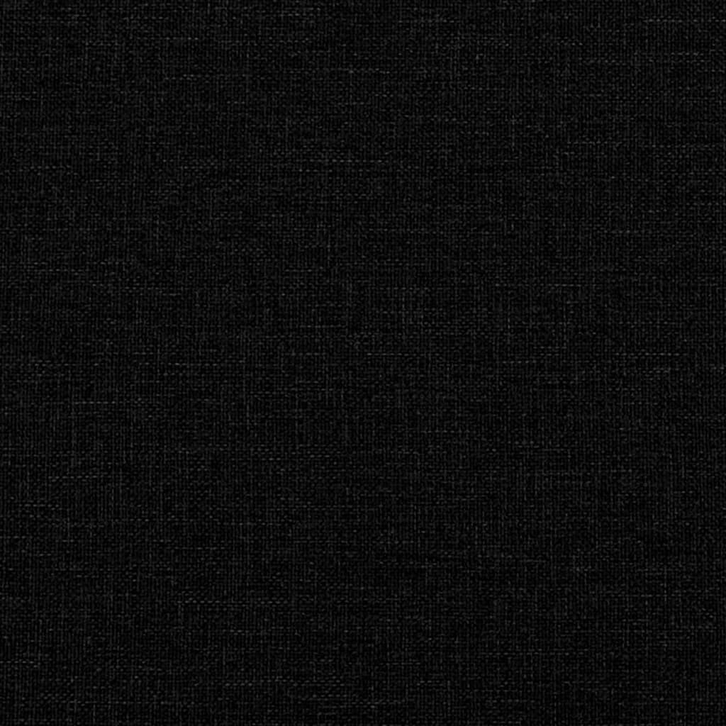 Sierkussens 2 st 15x50 cm stof zwart