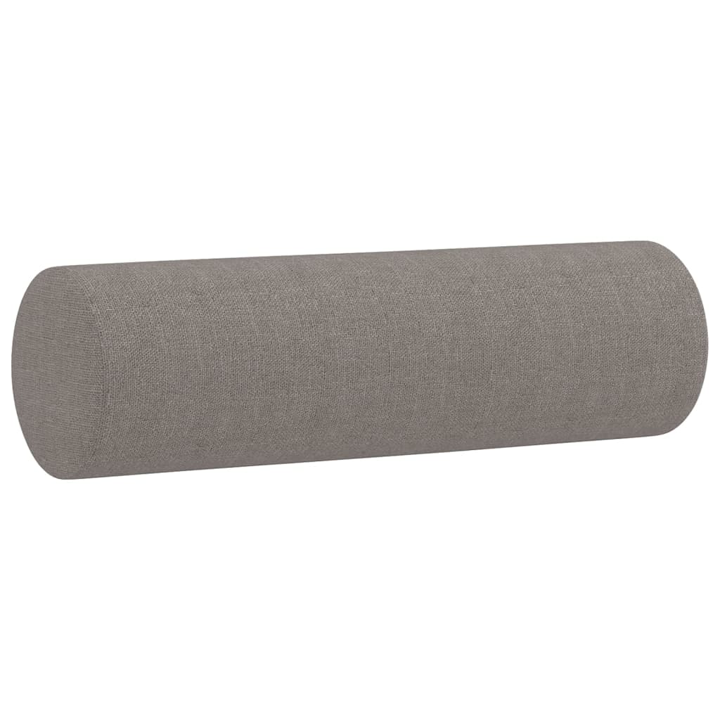Sierkussens 2 st 15x50 cm stof taupe