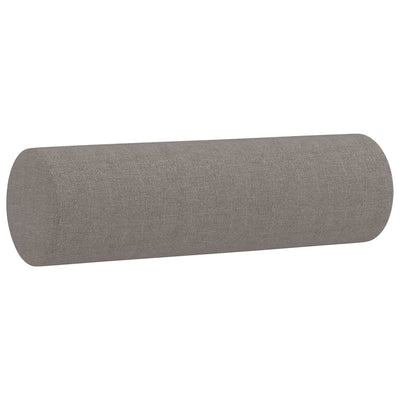Sierkussens 2 st 15x50 cm stof taupe