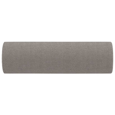Sierkussens 2 st 15x50 cm stof taupe