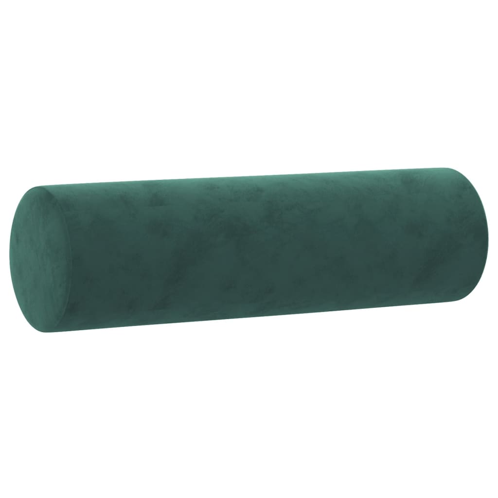 Sierkussens 2 st 15x50 cm fluweel donkergroen