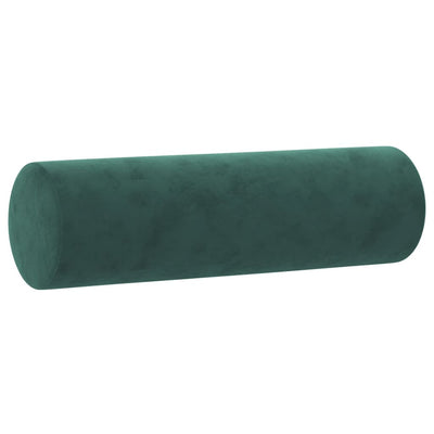 Sierkussens 2 st 15x50 cm fluweel donkergroen