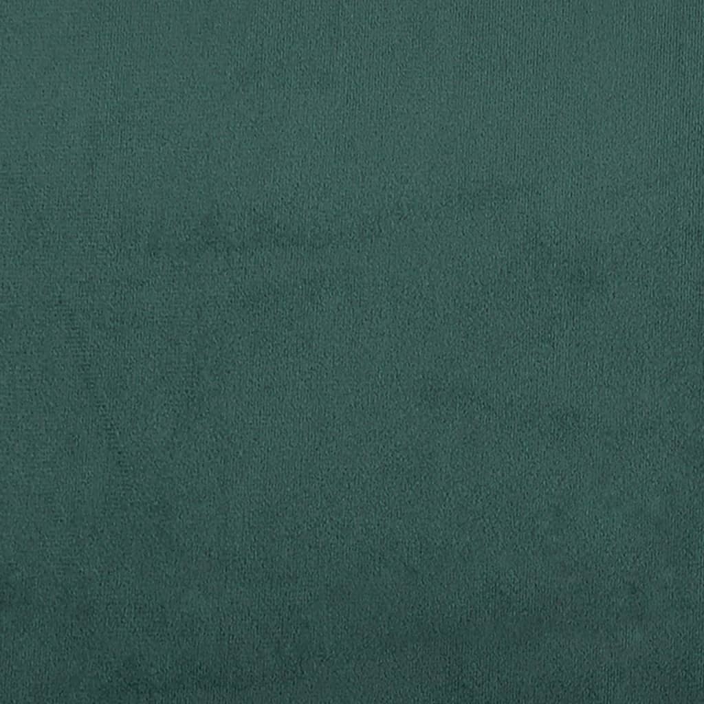 Sierkussens 2 st 15x50 cm fluweel donkergroen